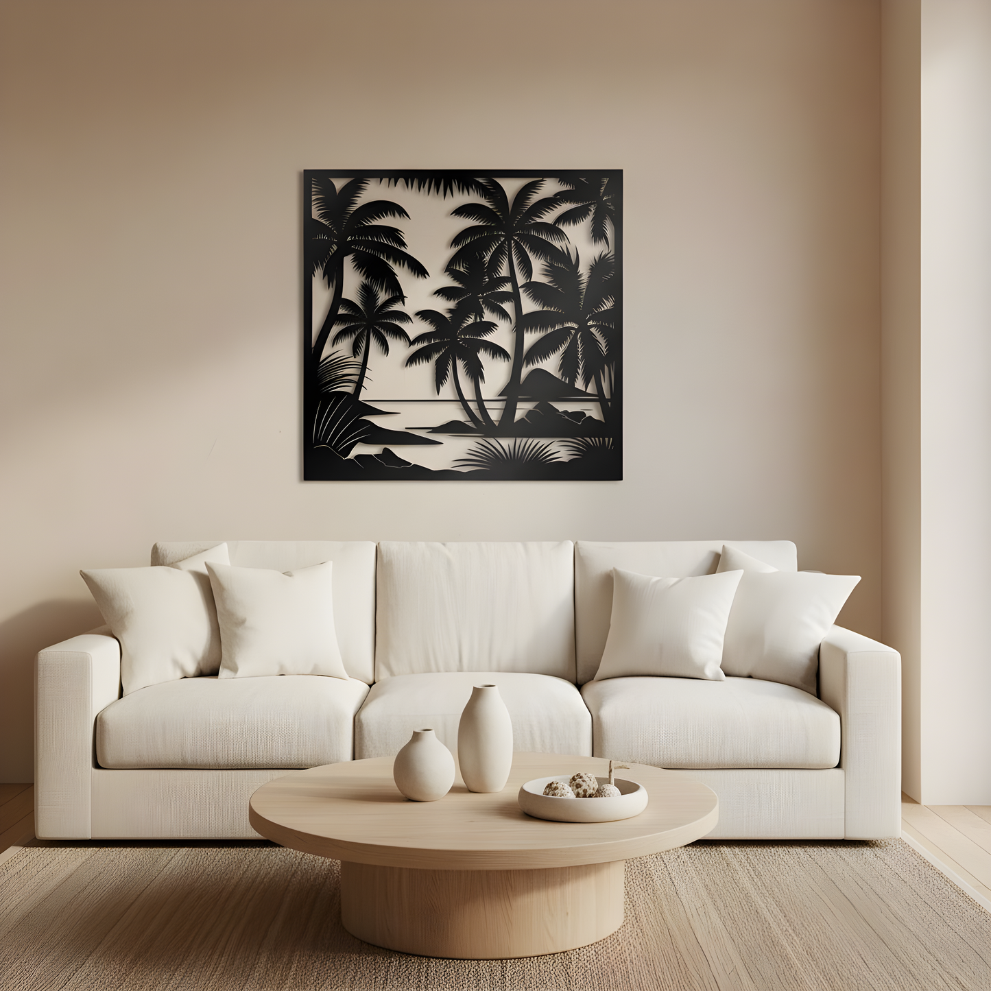 The Lagoon Canopy | Metal Wall Art