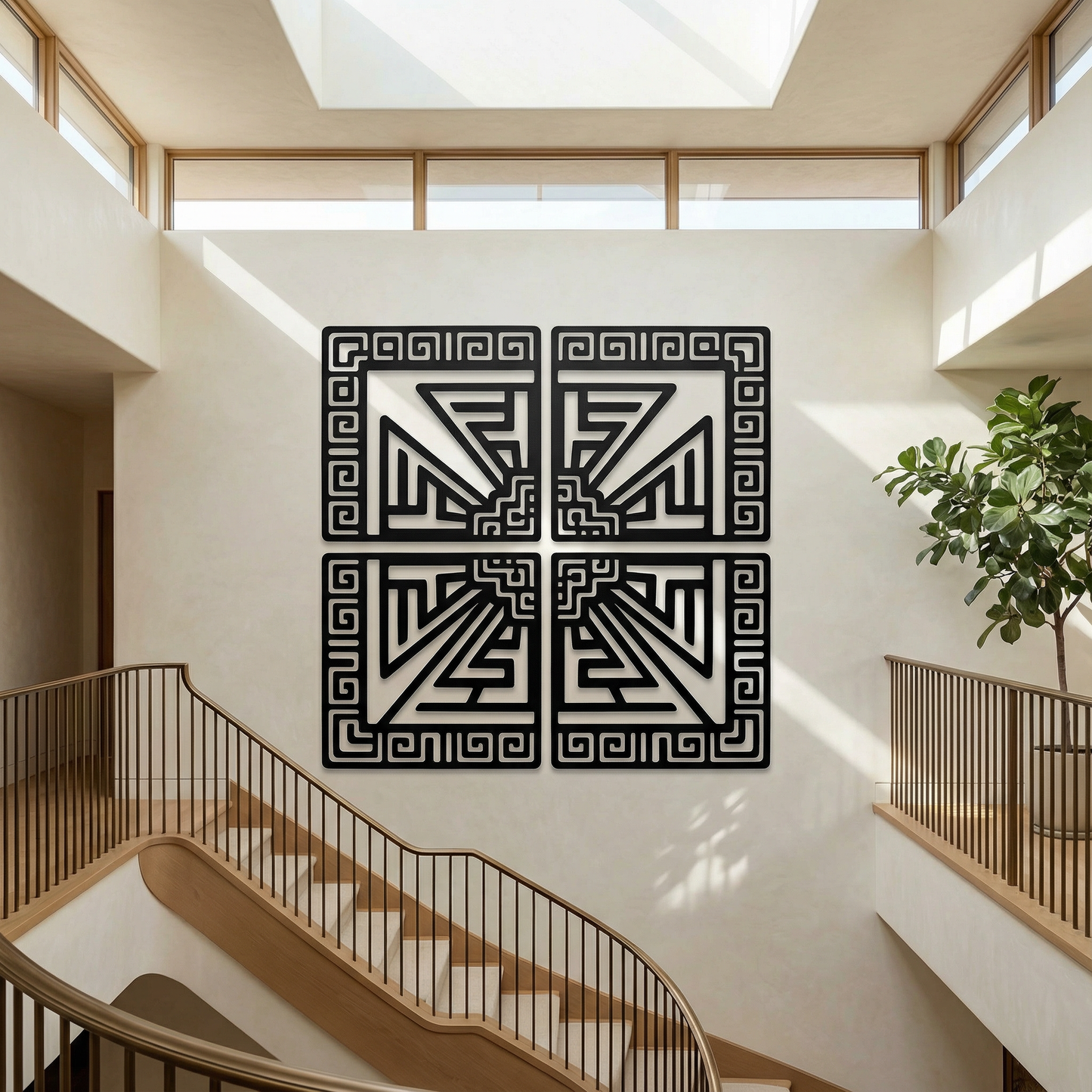 The Fourfold Gate | Metal Wall Art