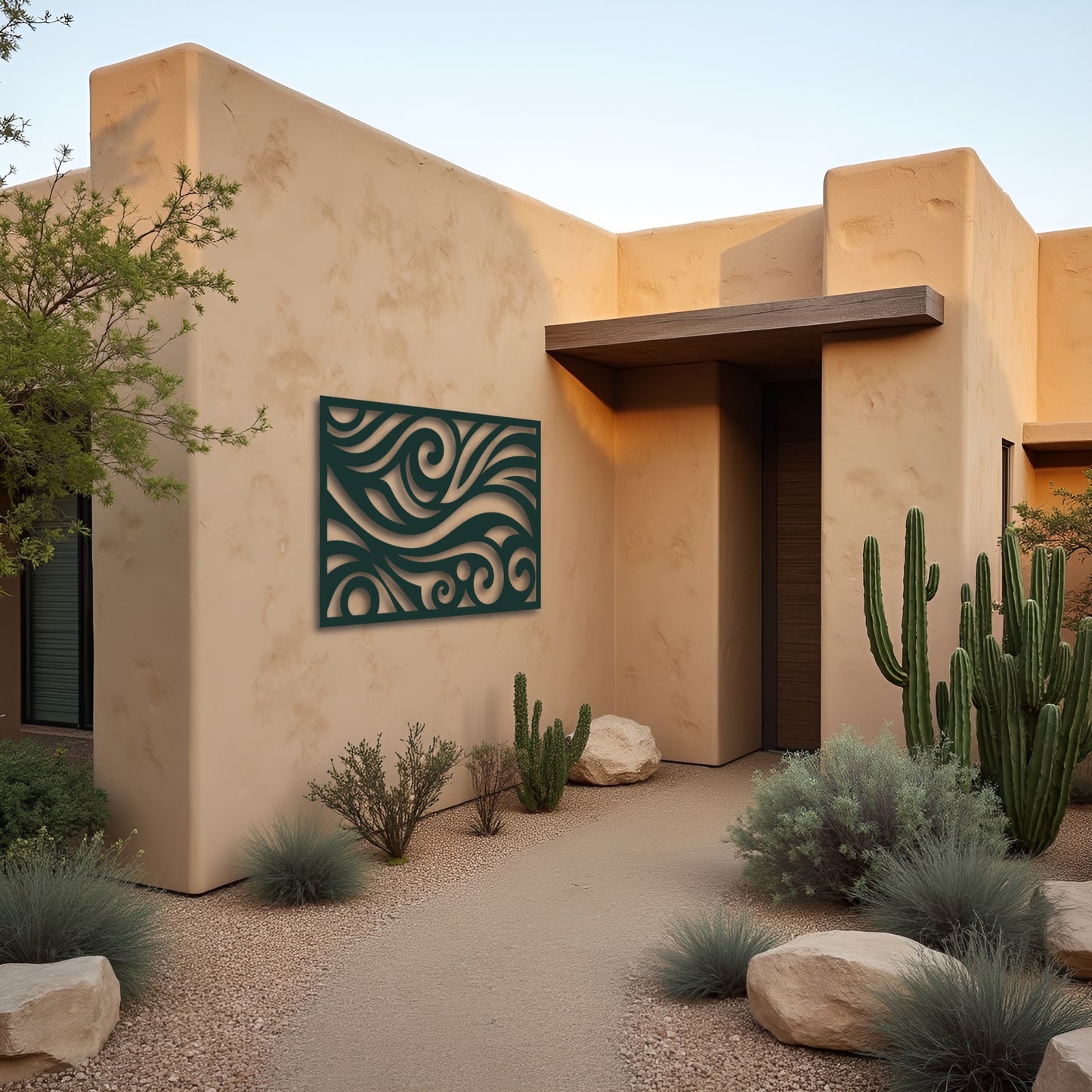 The Zephyr Glyph | Metal Wall Art