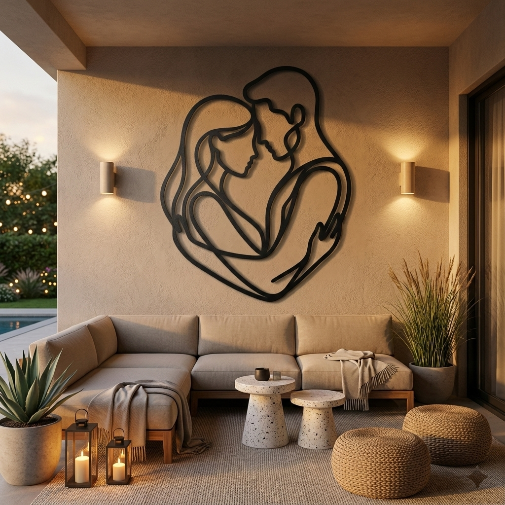 The Quiet Vow | Metal Wall Art