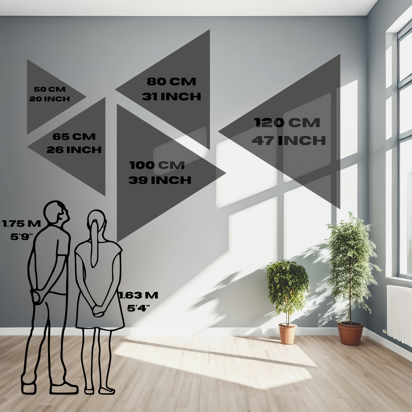 Abstract Hyper-Shapes Metal Wall Art with Suprematism Influence