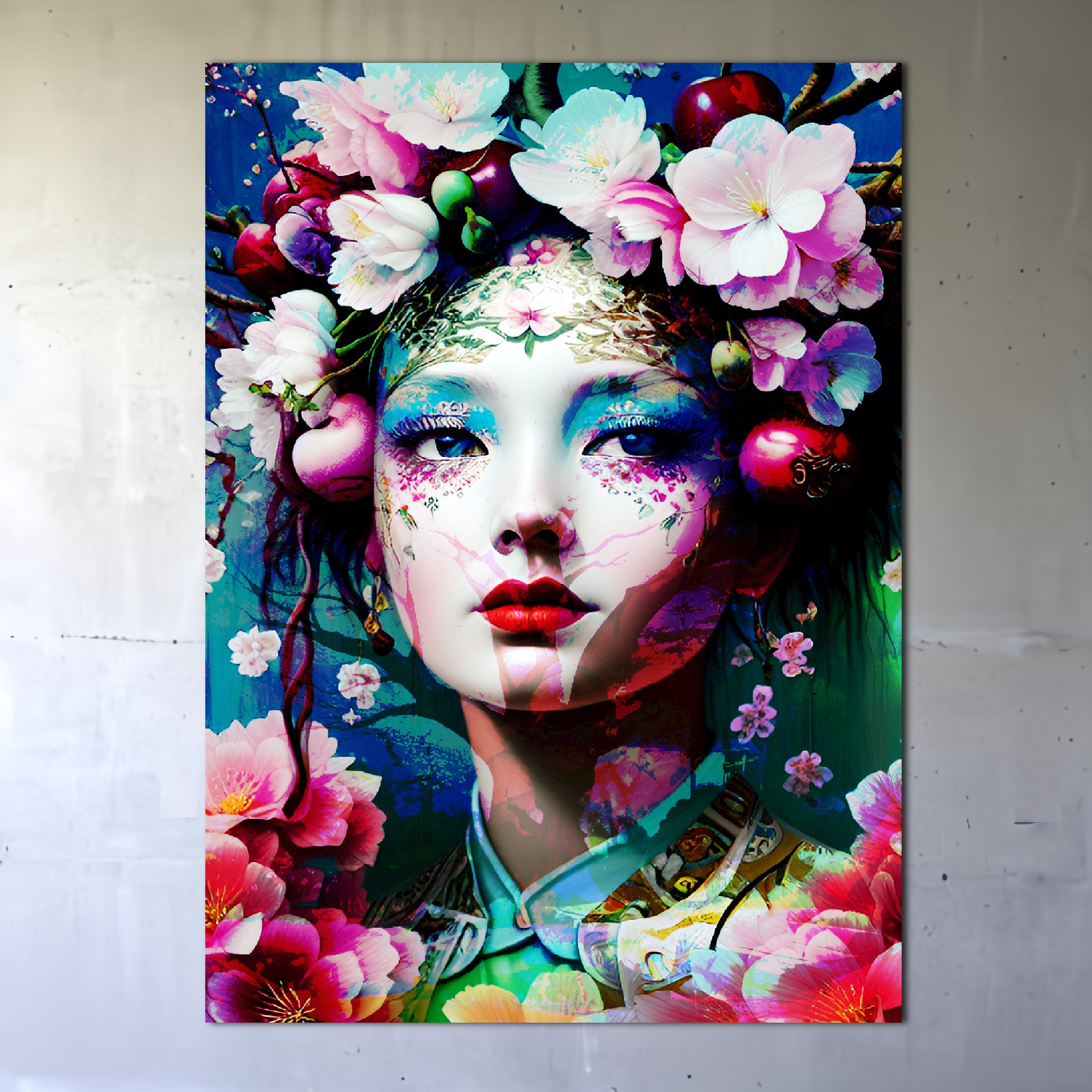 Enchanted Geisha Fantasy Art Metal Poster – Wallartpeople