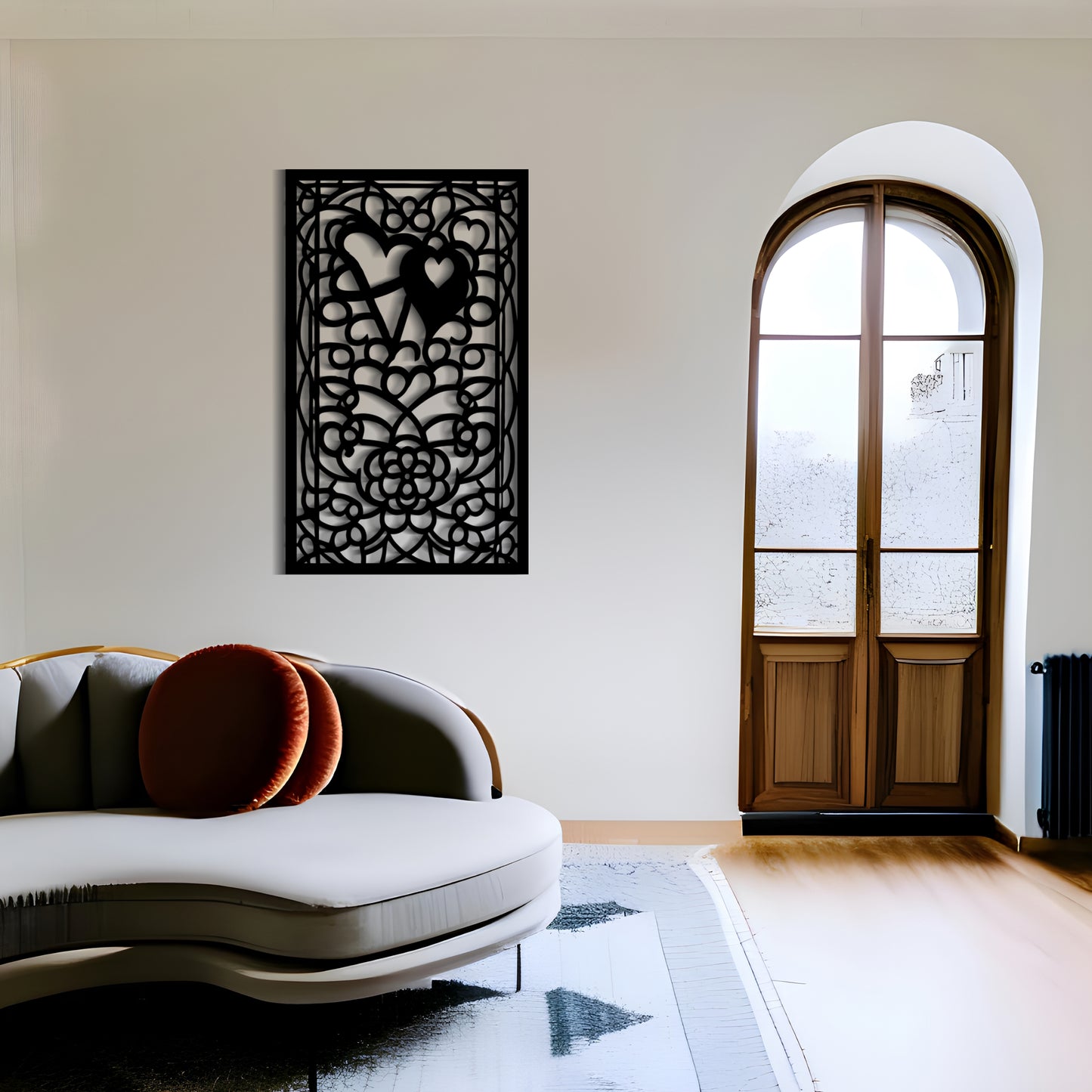 Heart in Frame - A Love Wall Decor