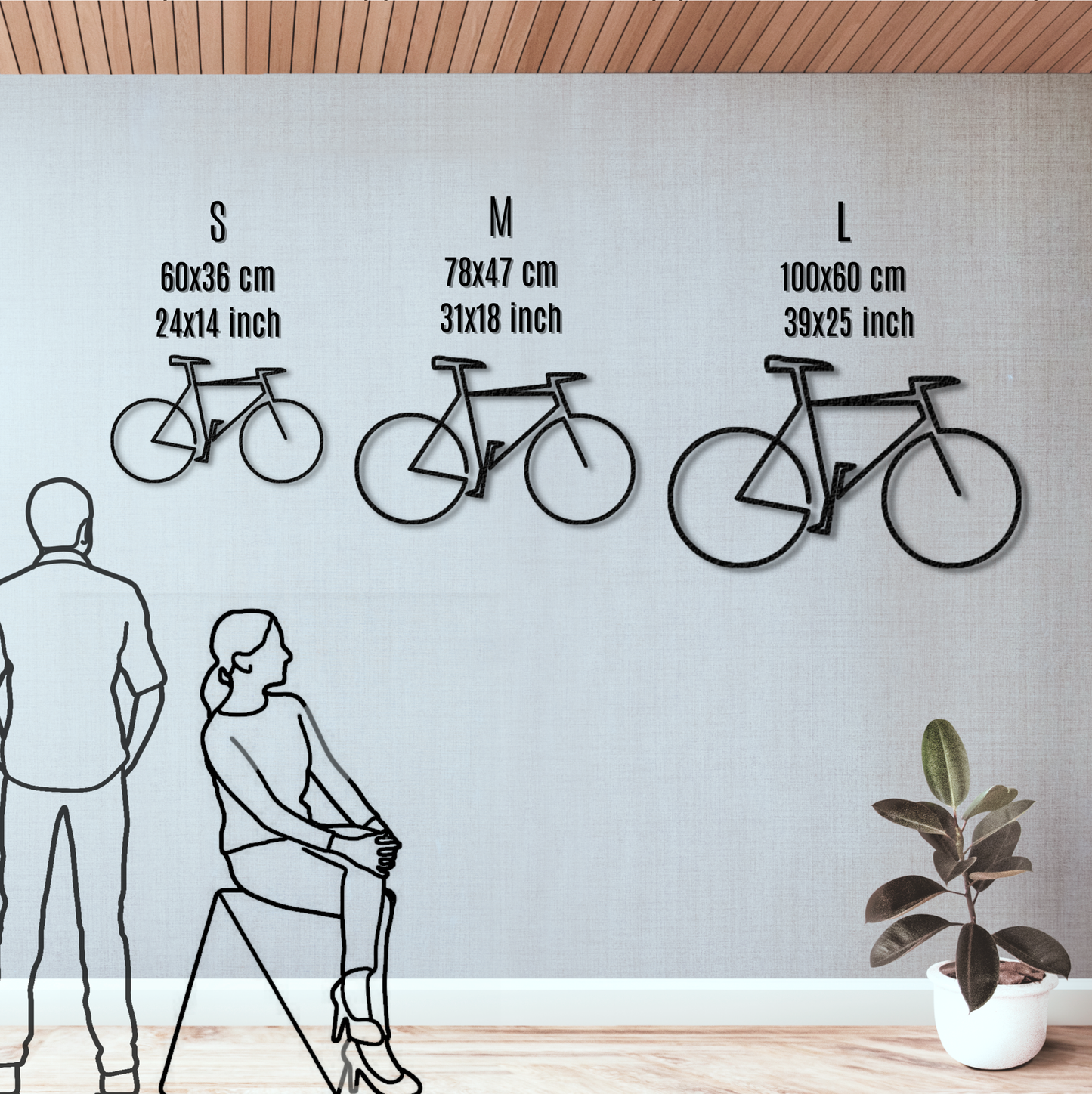 Bicycle Metal Wall Art