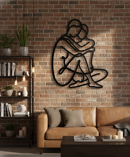 The Hearth Embrace | Metal Wall Art