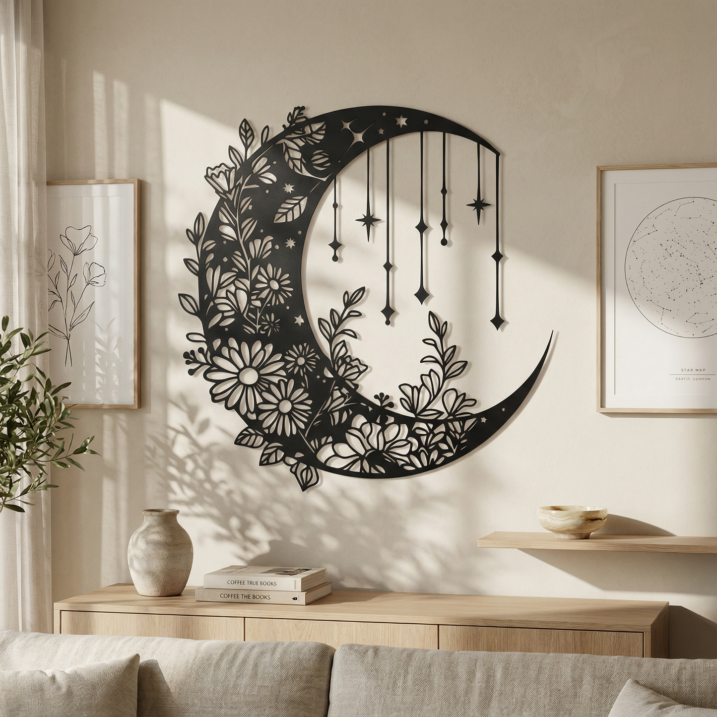 Celestial Wildflower Crescent