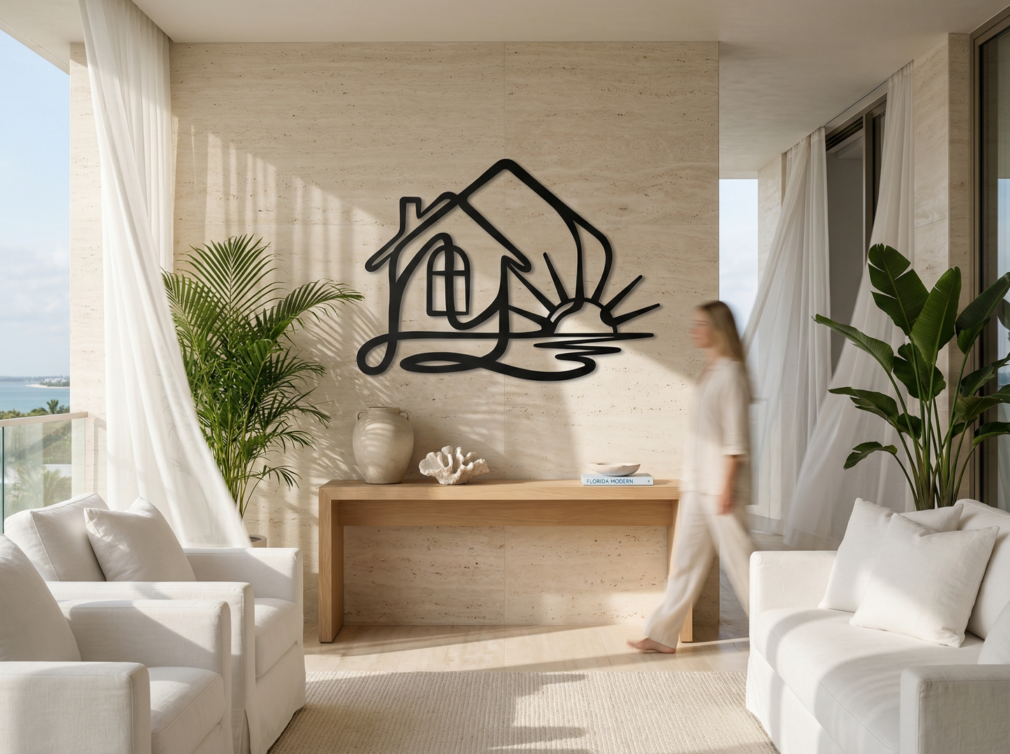 The Hearth Meridian | Metal Wall Art