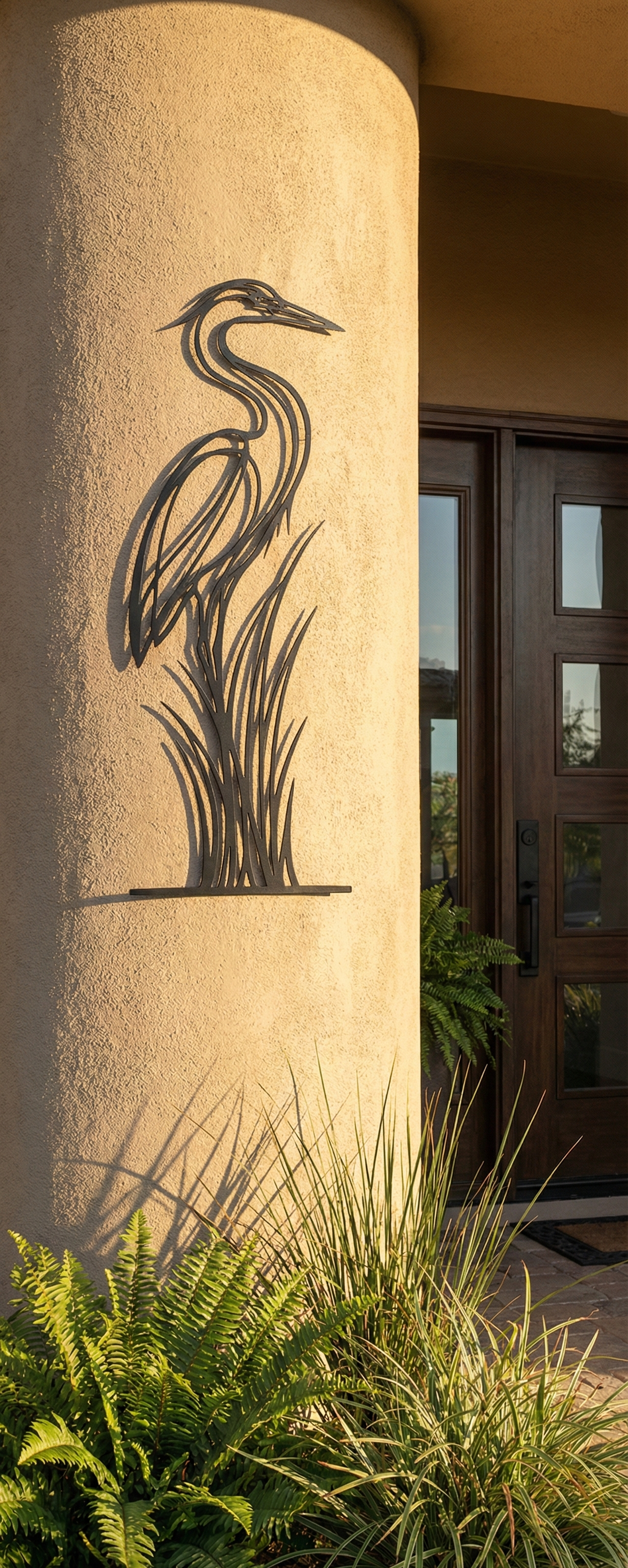 The Marsh Sentinel | Metal Wall Art