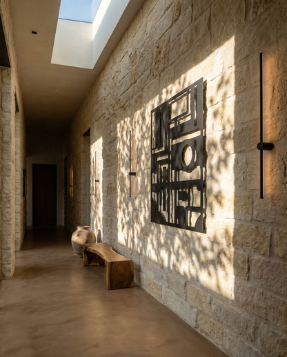 The Obsidian Circuit | Metal Wall Art