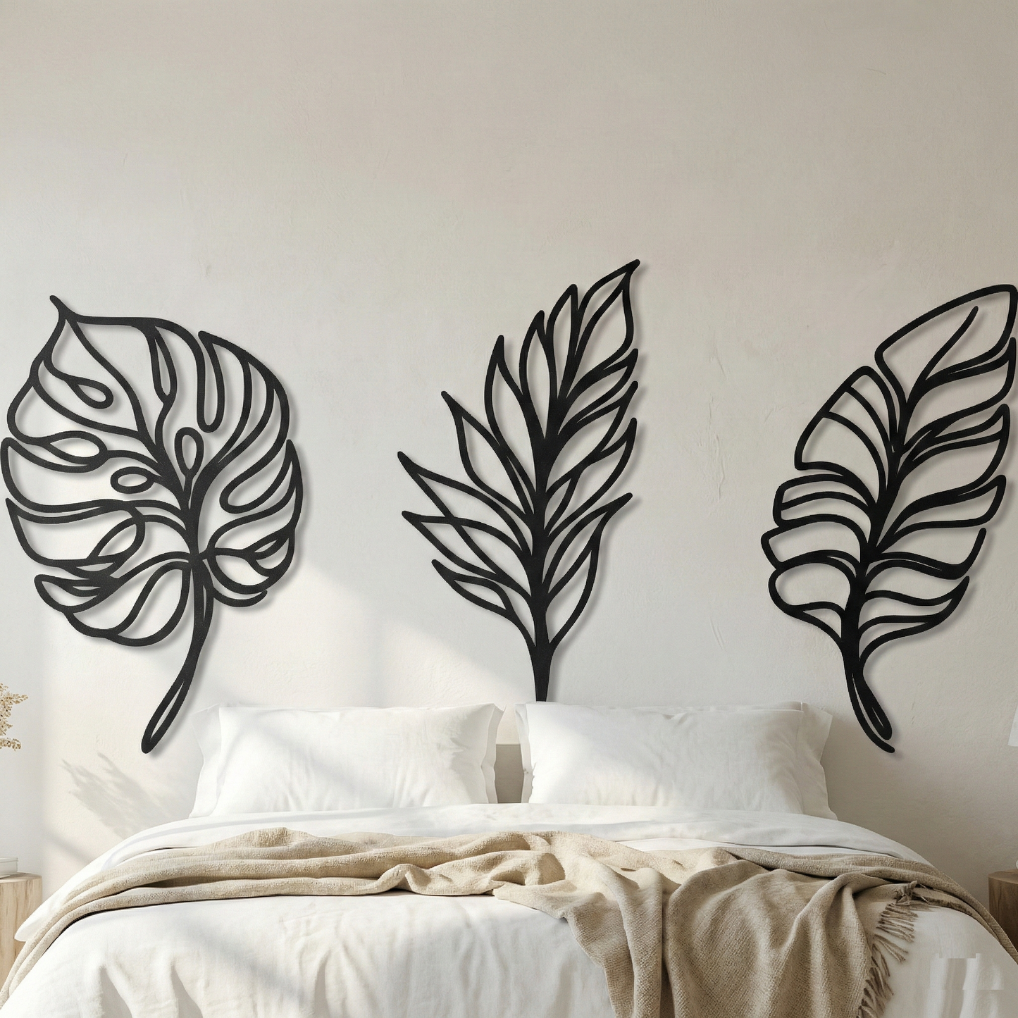 The Verdure Trio | Metal Wall Art Set