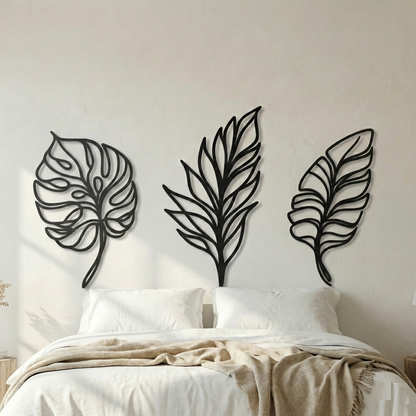 The Verdure Trio | Metal Wall Art Set
