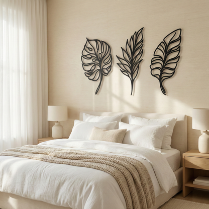 The Verdure Trio | Metal Wall Art Set