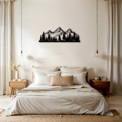 The Alpine Lintel | Metal Wall Art