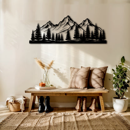 The Alpine Lintel | Metal Wall Art