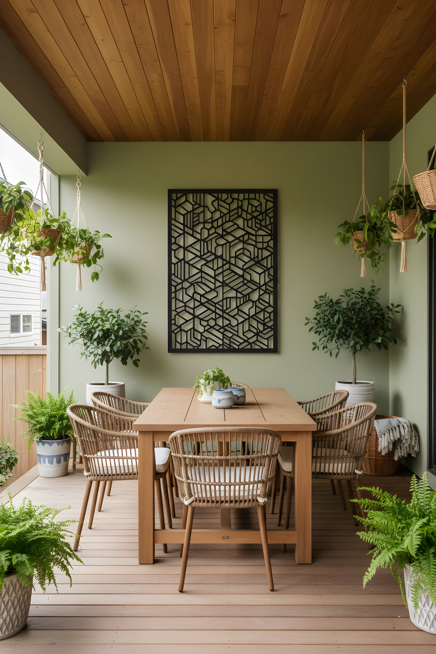 The Basalt Lattice | Metal Wall Art