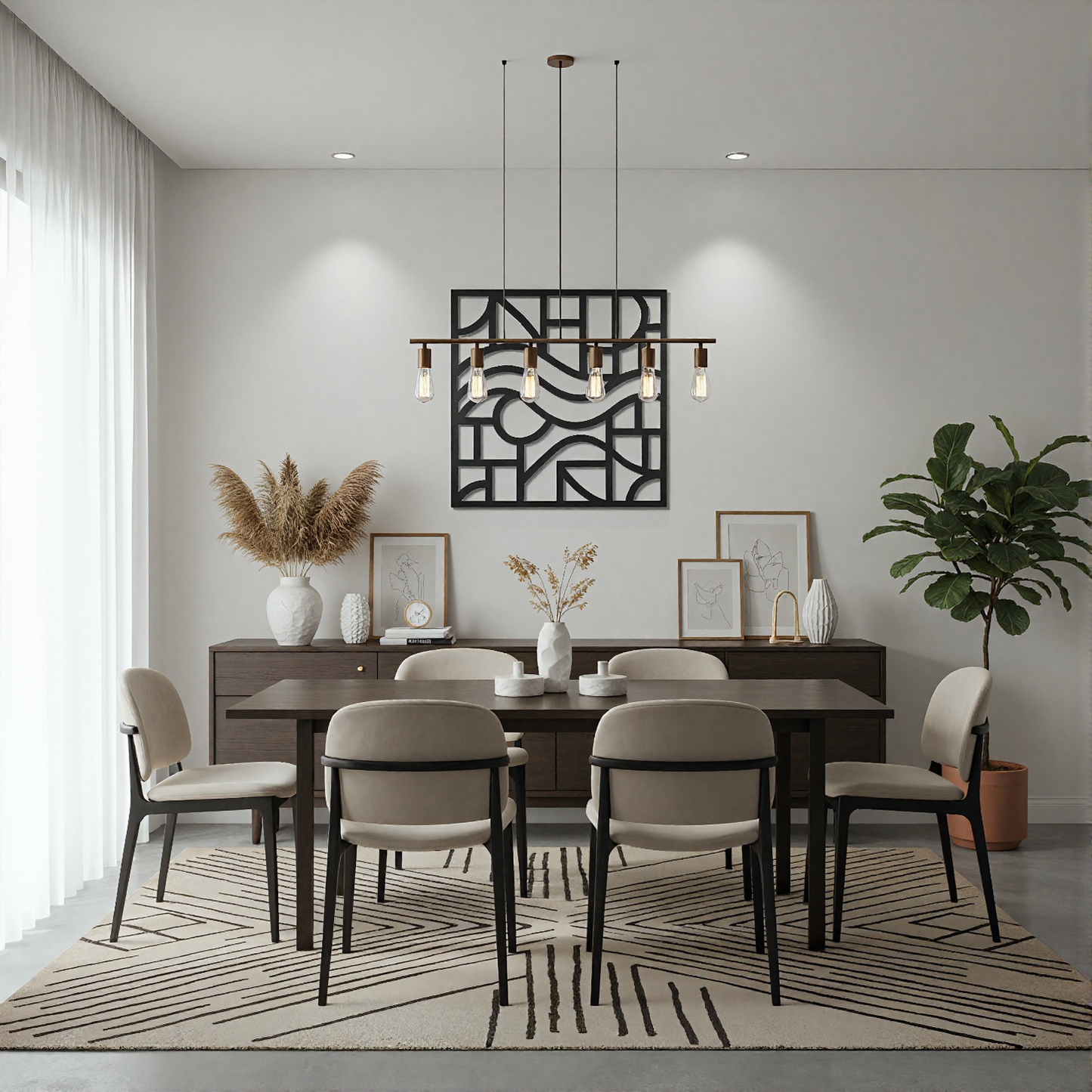 The Meridian Current | Metal Wall Art