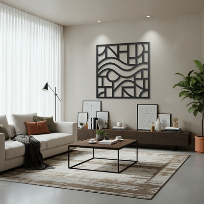 The Meridian Current | Metal Wall Art