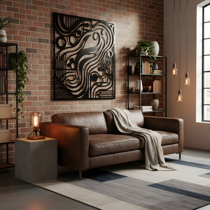 The Oracle Circuit | Metal Wall Art