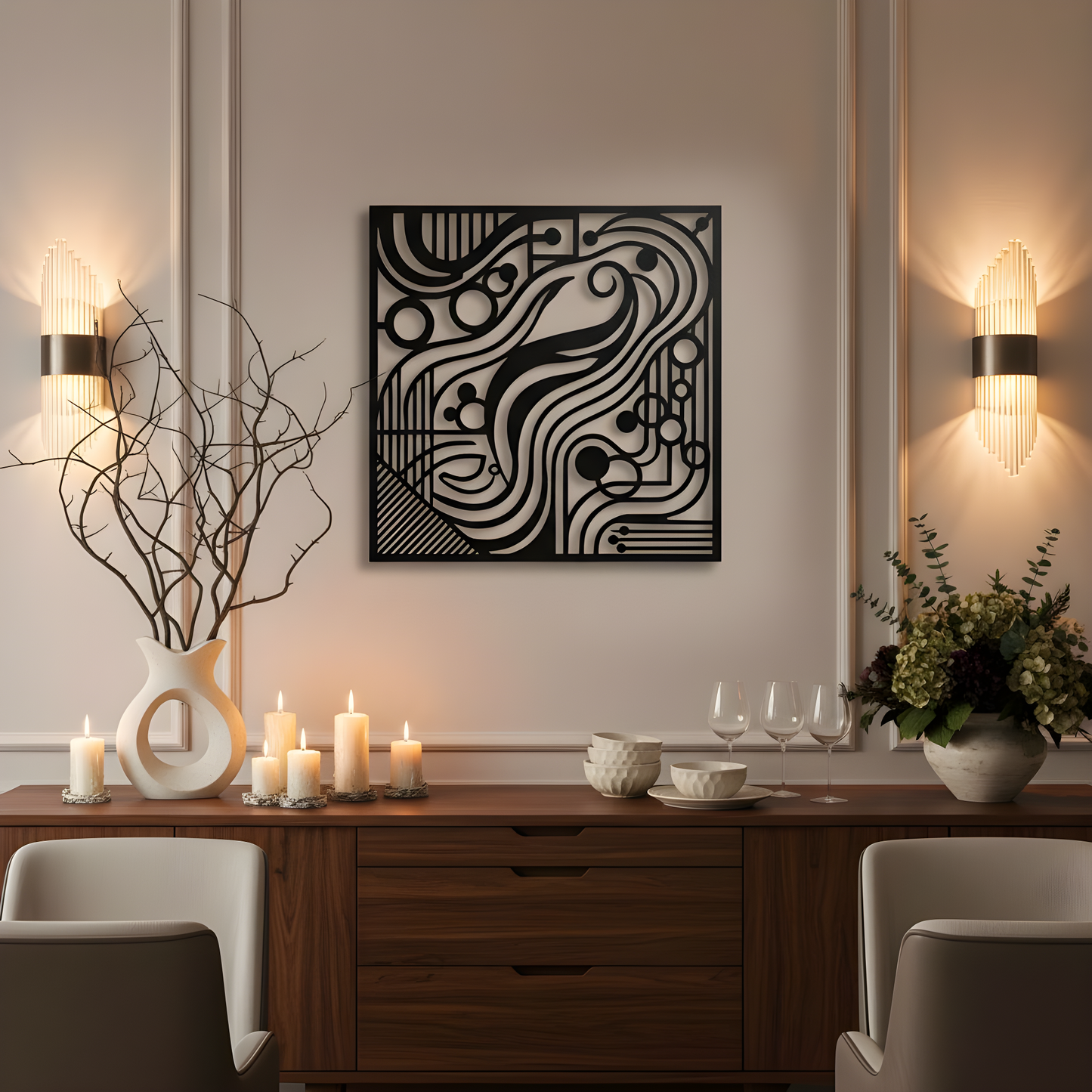 The Oracle Circuit | Metal Wall Art