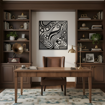 The Oracle Circuit | Metal Wall Art