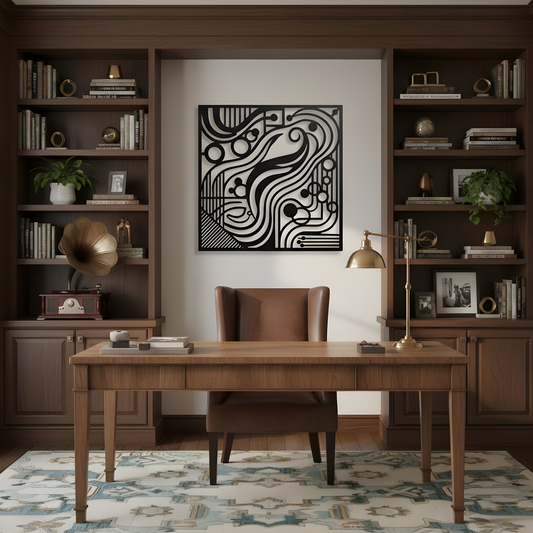 The Oracle Circuit | Metal Wall Art