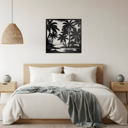 The Lagoon Canopy | Metal Wall Art