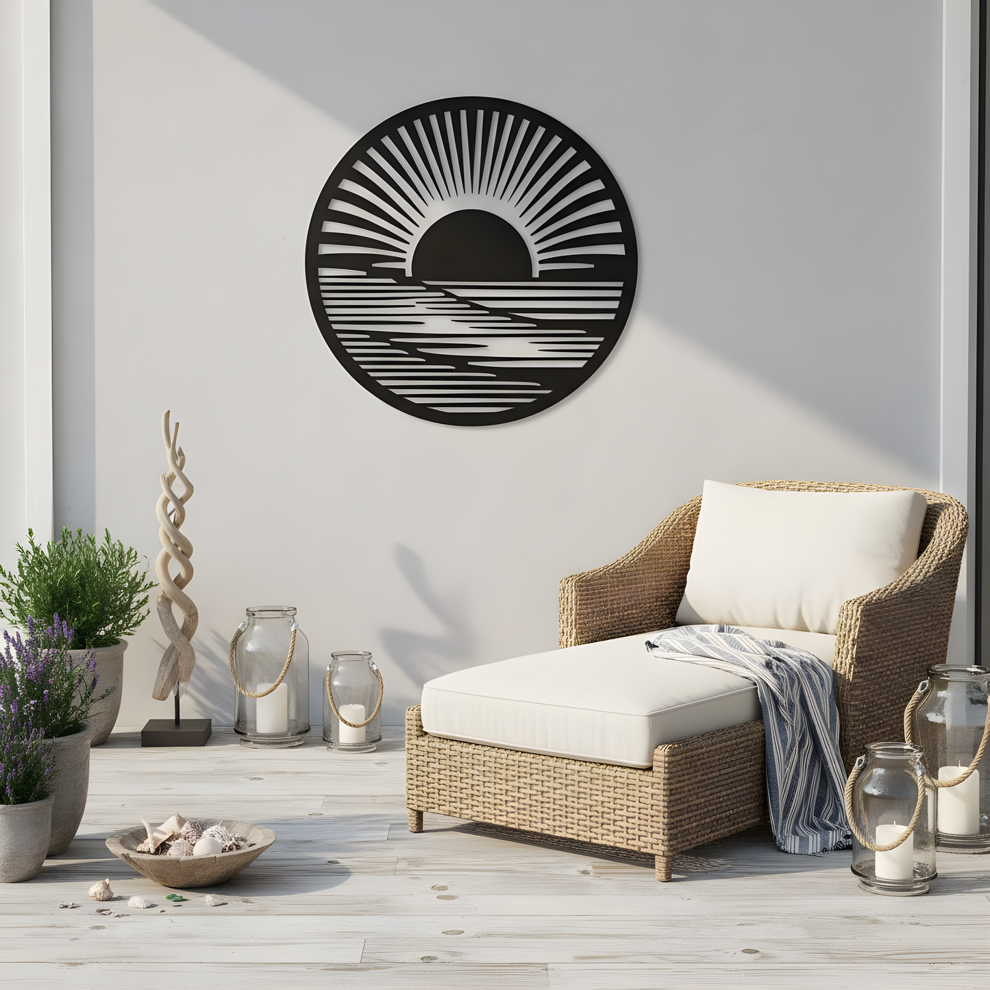 The Horizon Radiant | Metal Wall Art