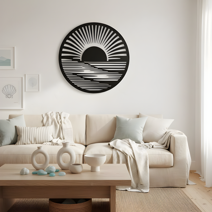The Horizon Radiant | Metal Wall Art