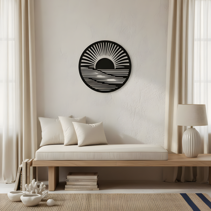The Horizon Radiant | Metal Wall Art