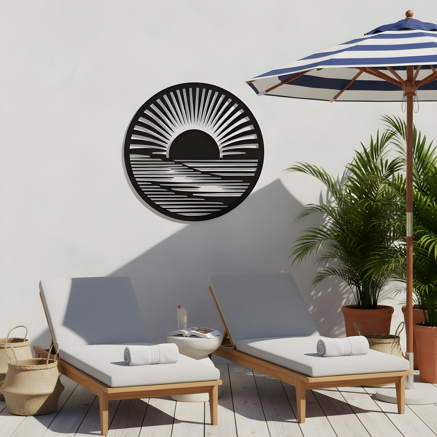 The Horizon Radiant | Metal Wall Art