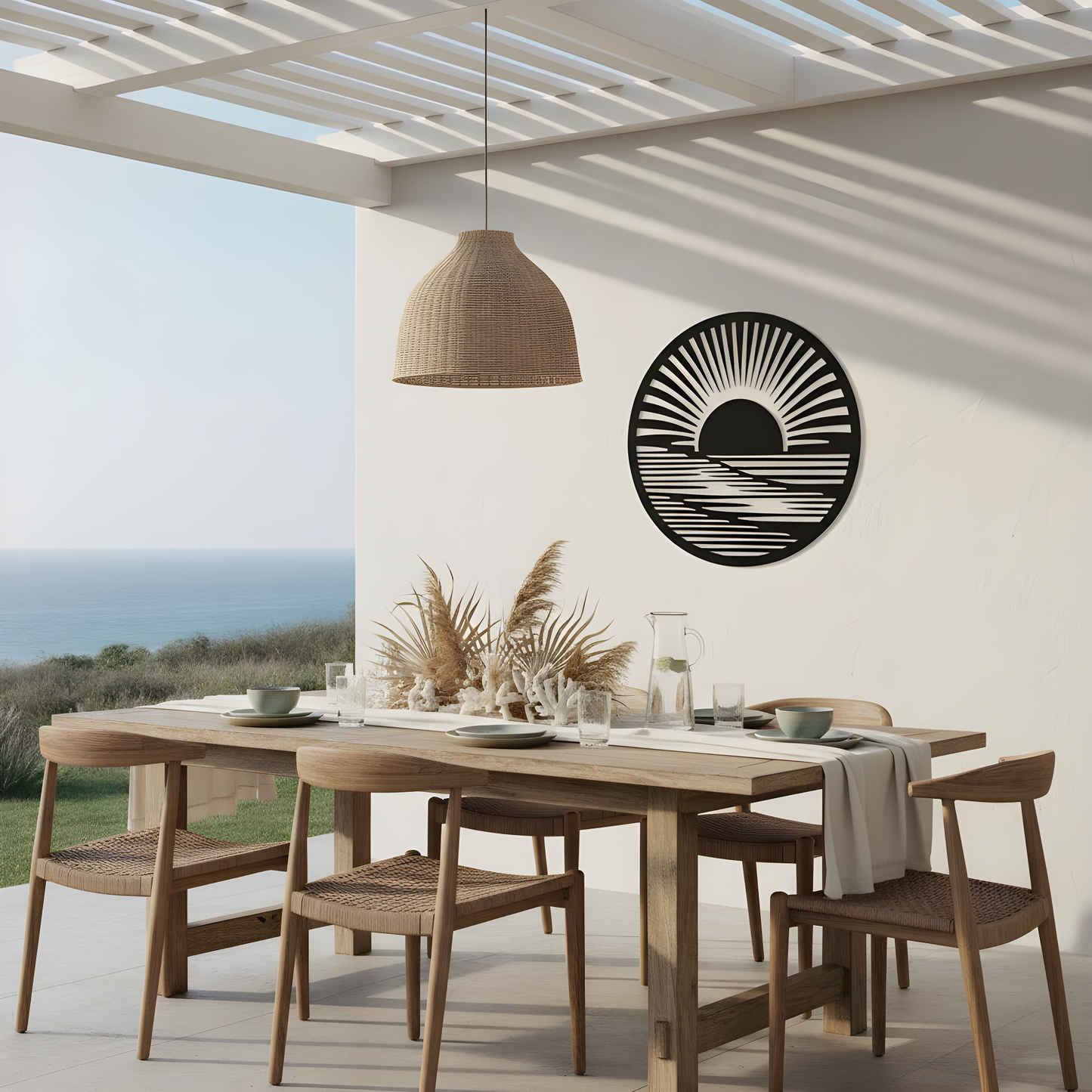 The Horizon Radiant | Metal Wall Art