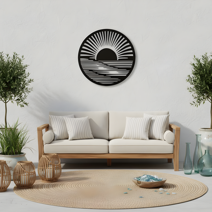 The Horizon Radiant | Metal Wall Art