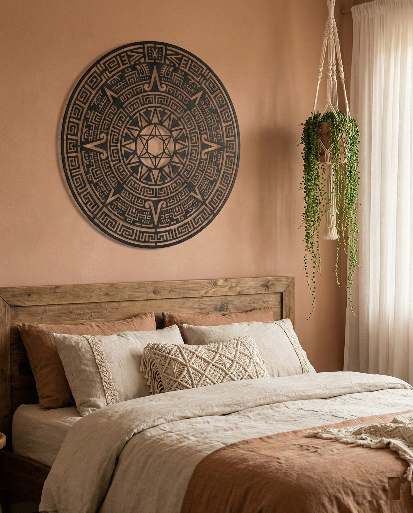 The Sunstone Compass | Metal Wall Art