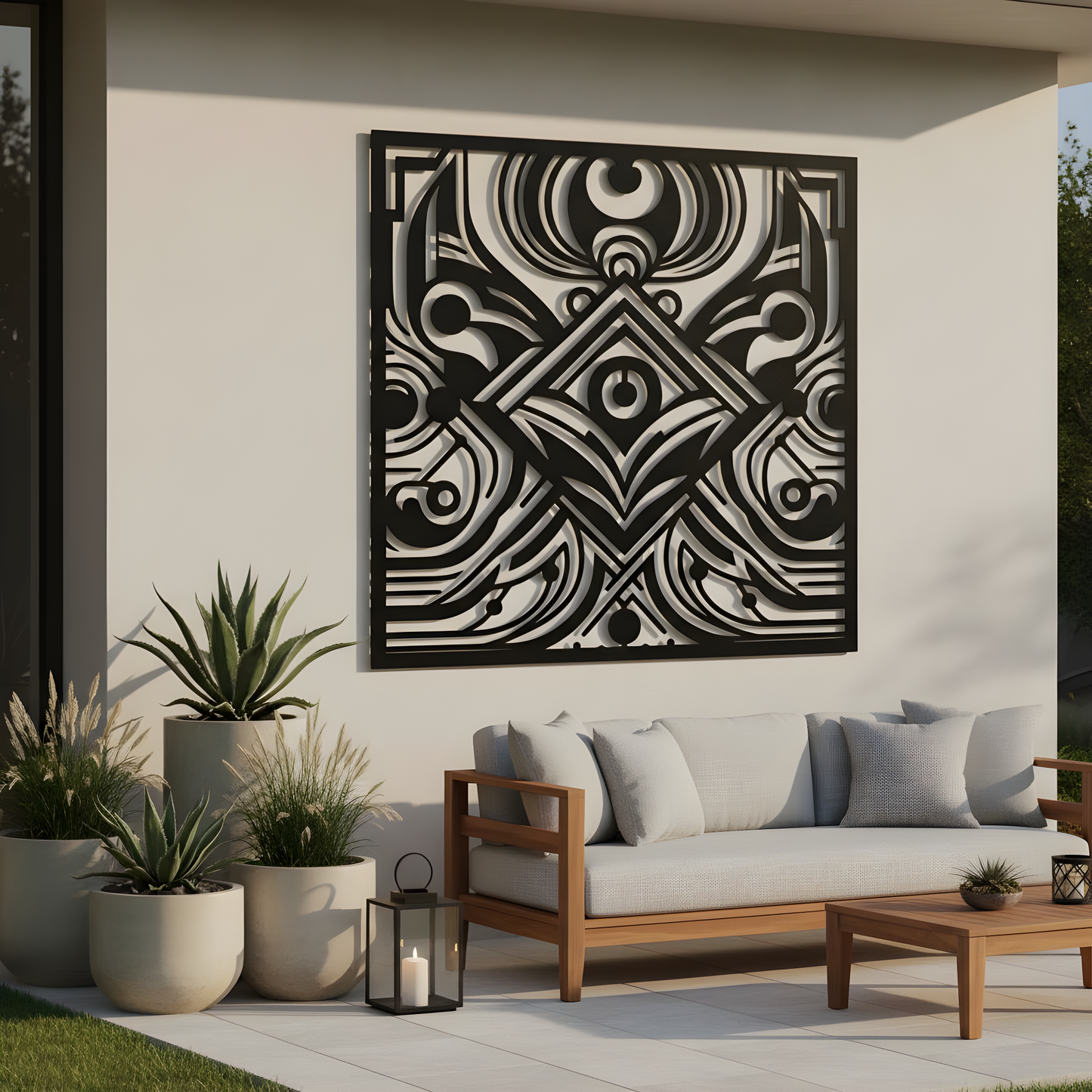 The Eclipse Glyph | Metal Wall Art