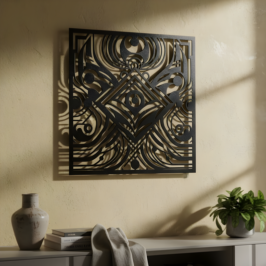 The Eclipse Glyph | Metal Wall Art