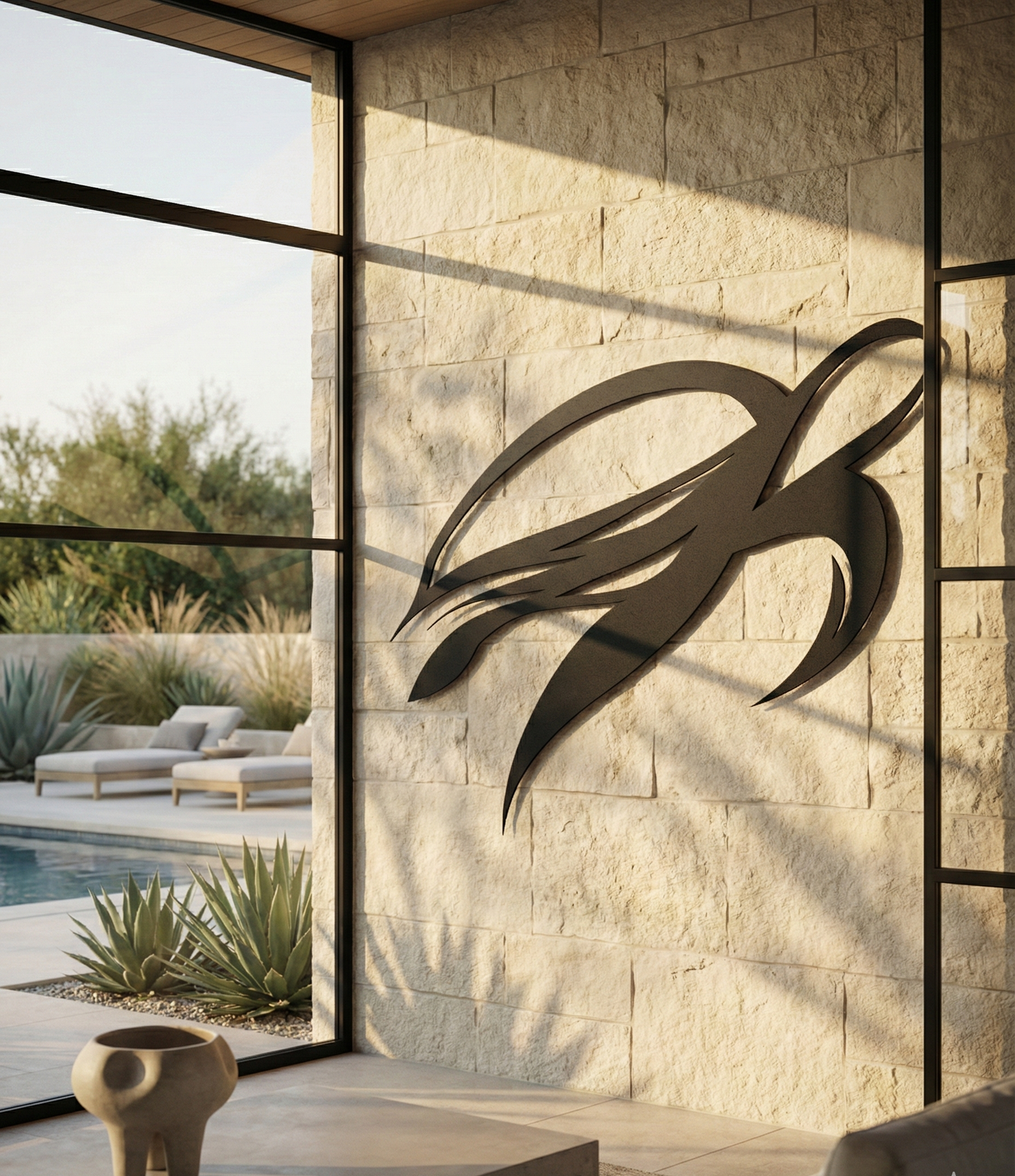 The Pelagic Guardian | Metal Wall Art