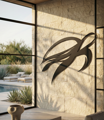 The Pelagic Guardian | Metal Wall Art