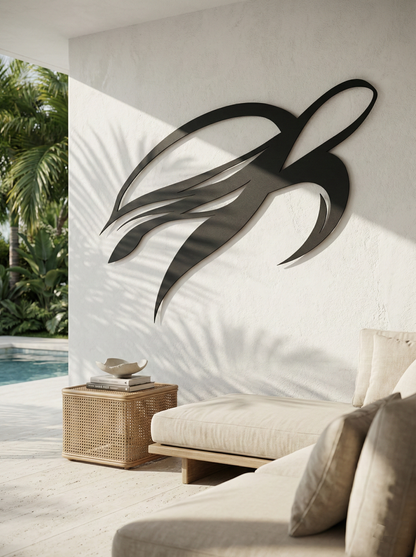 The Pelagic Guardian | Metal Wall Art