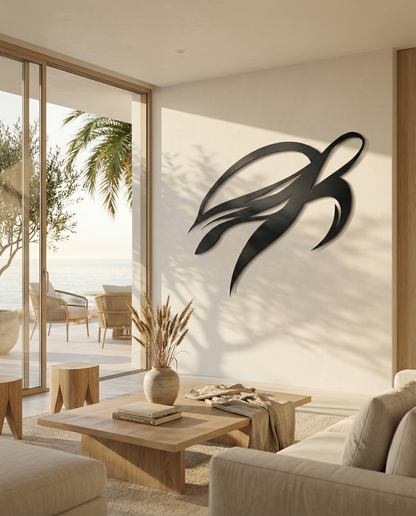 The Pelagic Guardian | Metal Wall Art