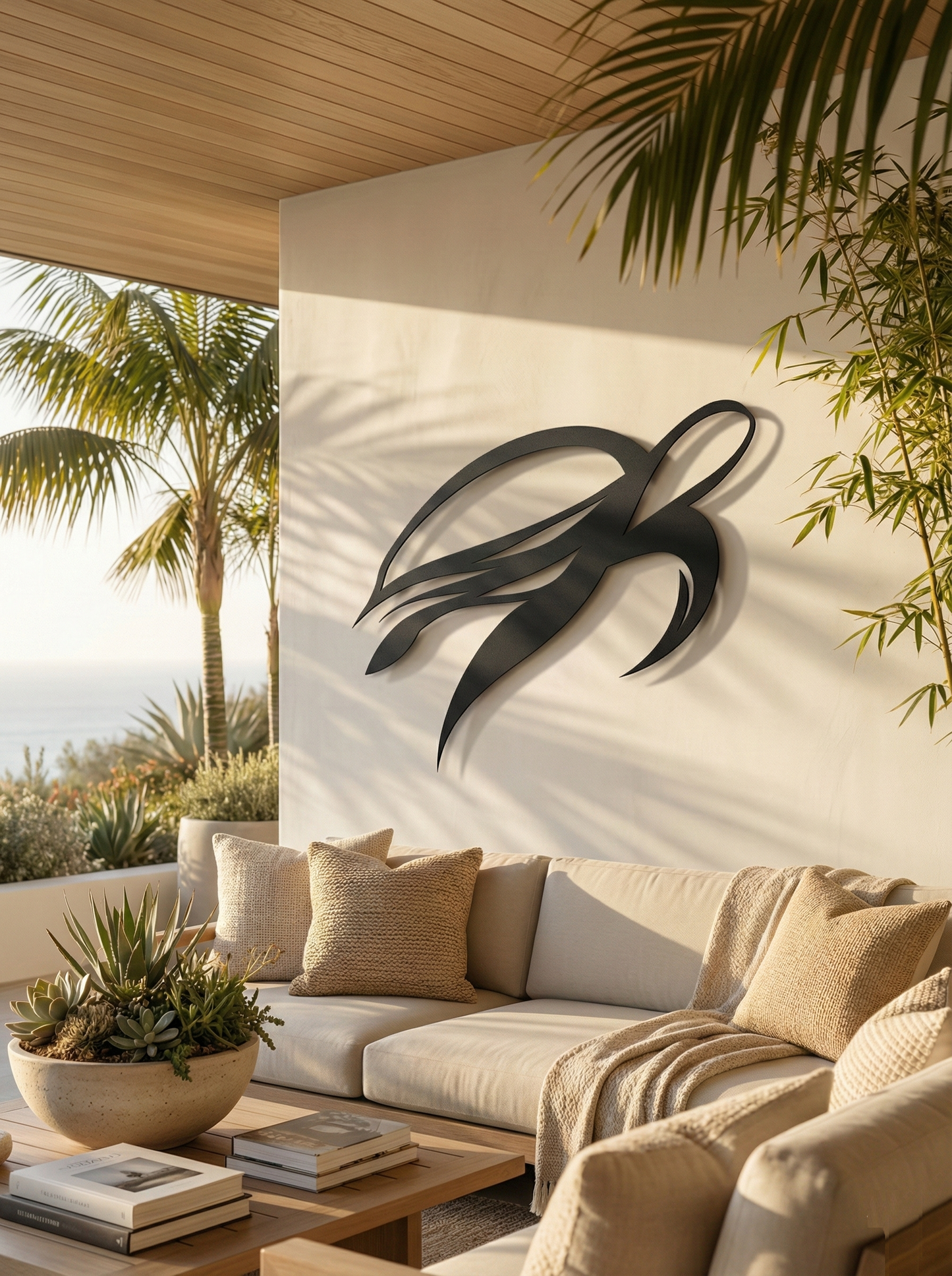 The Pelagic Guardian | Metal Wall Art