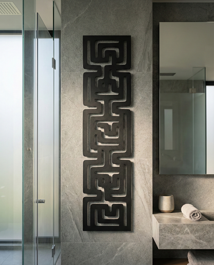 The River Glyph | Metal Wall Art