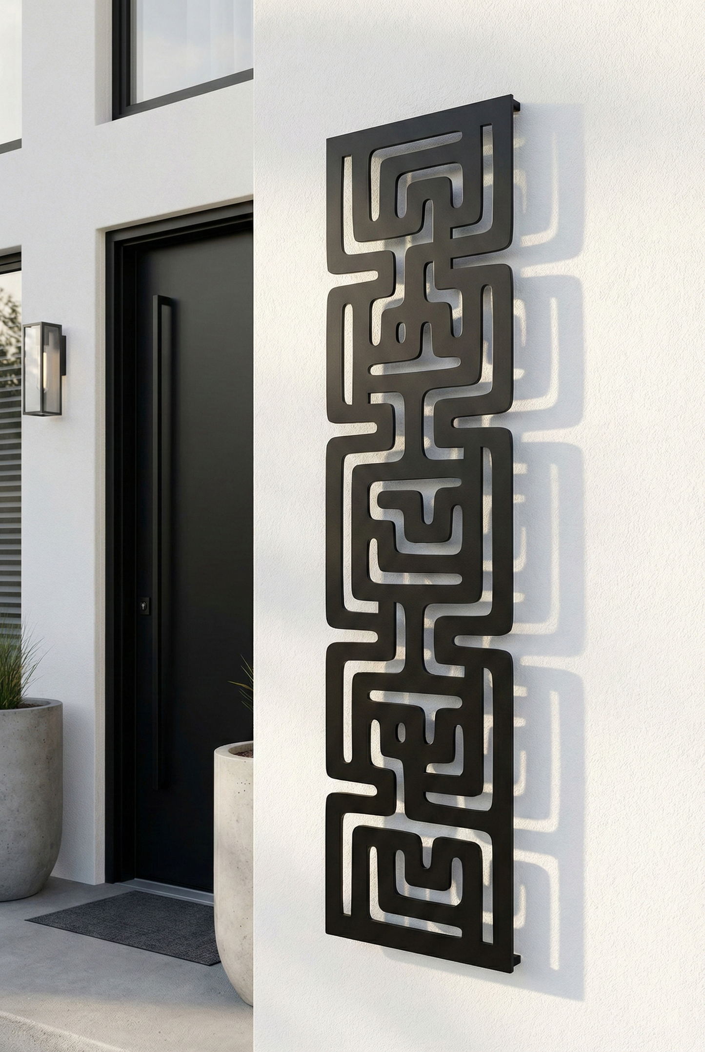 The River Glyph | Metal Wall Art