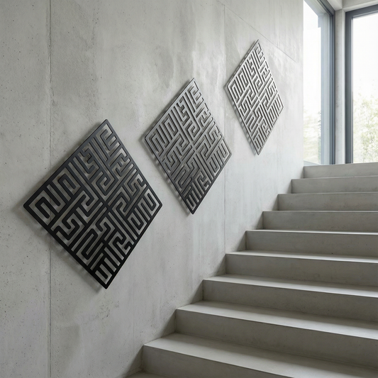 The Diamond Codex | Metal Wall Art