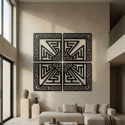 The Fourfold Gate | Metal Wall Art