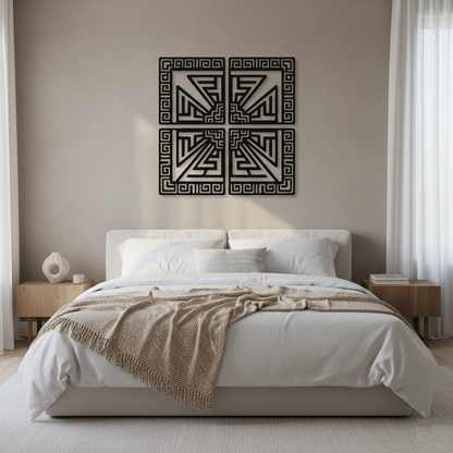 The Fourfold Gate | Metal Wall Art