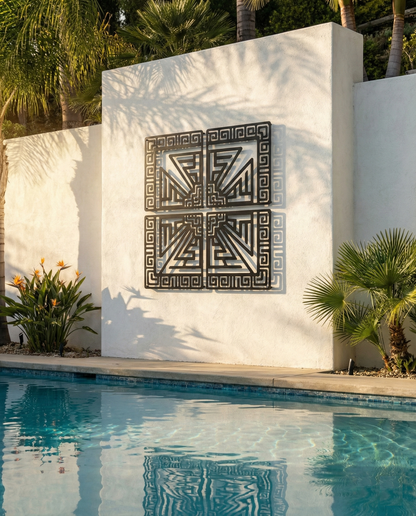 The Fourfold Gate | Metal Wall Art