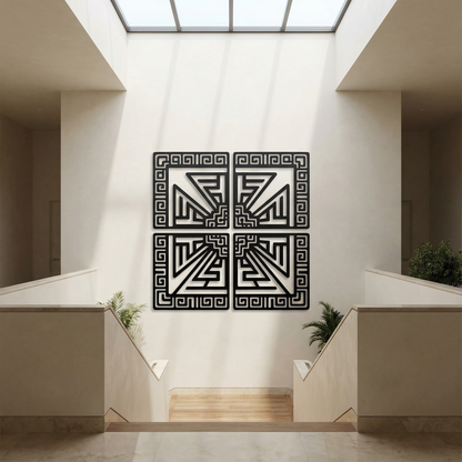 The Fourfold Gate | Metal Wall Art