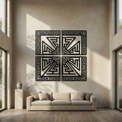 The Fourfold Gate | Metal Wall Art