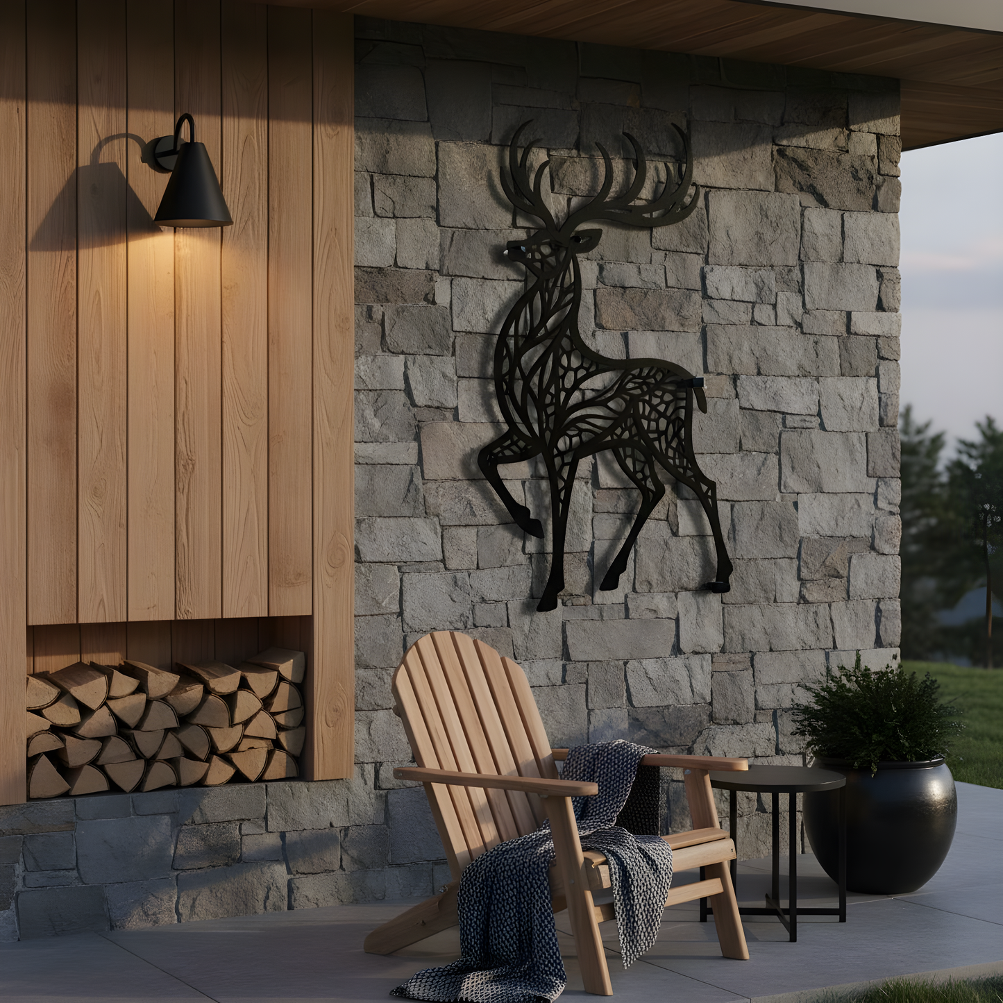 The Thornwood Regent | Metal Wall Art