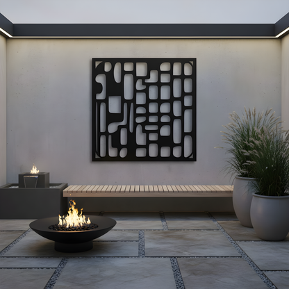 The Riverstone Matrix | Metal Wall Art